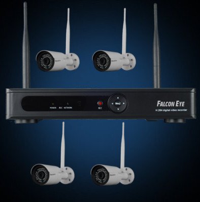 Falcon Eye Комплект Wi-Fi IP видеонаблюдения Falcon Eye FE-1104WIFI KIT